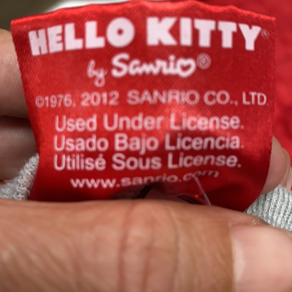 Hello Kitty by Sanrio Grey Pull Over Sweatshirt - Picture 13 of 13